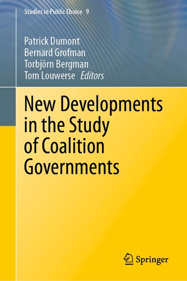 Patrick Dumont, Bernard Grofman, Torbjörn Bergman, Tom Louwerse - New Developments in the Study of Coalition Governments, Inbunden