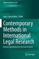 Juan J Garcia Blesa - Contemporary Methods in International Legal Research, Häftad