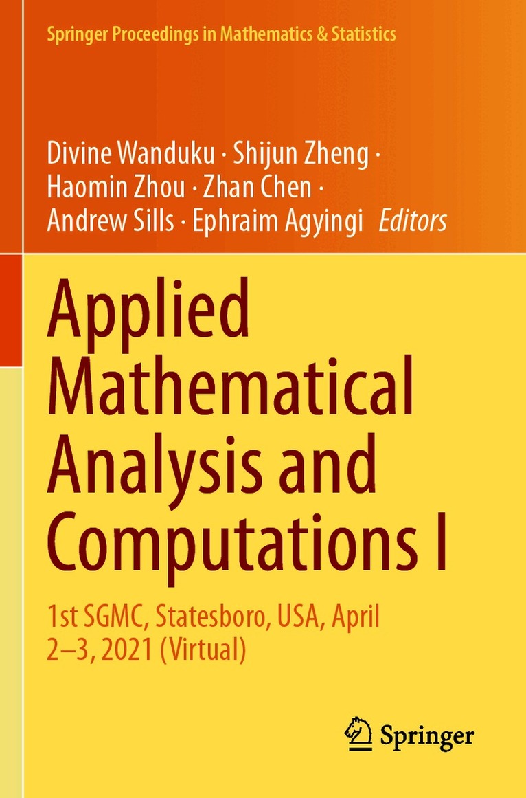 Applied Mathematical Analysis and Computations I