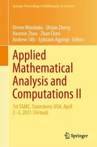 bokomslag Applied Mathematical Analysis and Computations II