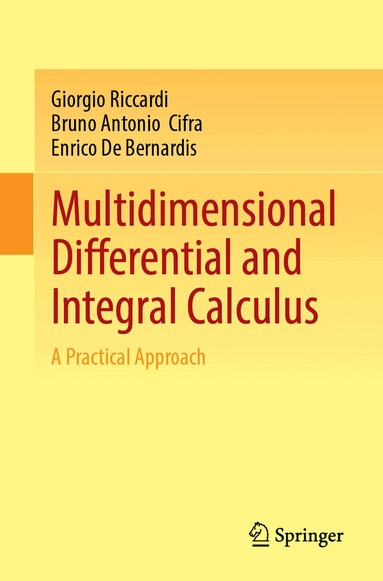 Giorgio Riccardi, Bruno Antonio Cifra, Enrico De Bernardis - Multidimensional Differential and Integral Calculus, Häftad