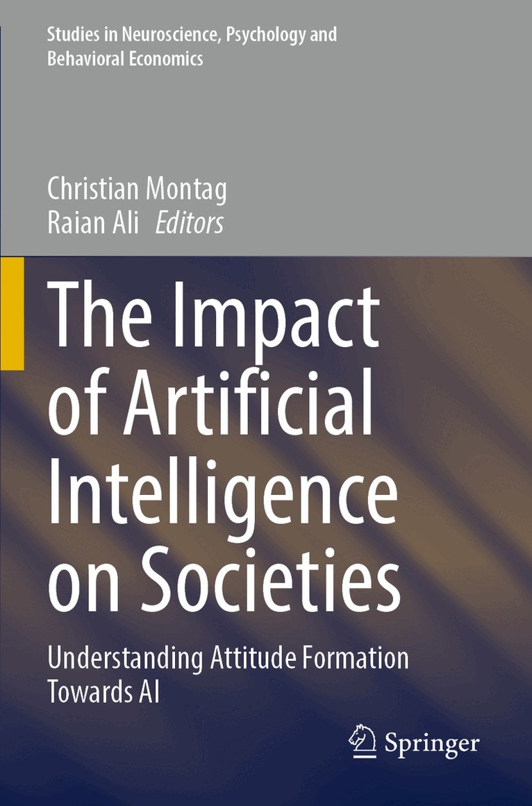 Christian Montag, Raian Ali - Impact of Artificial Intelligence on Societies, Häftad