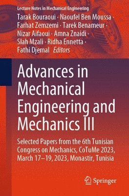 bokomslag Advances in Mechanical Engineering and Mechanics III