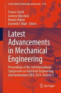 bokomslag Latest Advancements in Mechanical Engineering