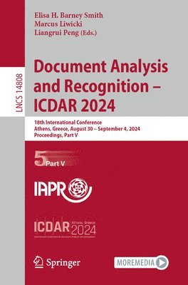 Document Analysis and Recognition - ICDAR 2024