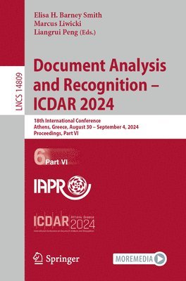 bokomslag Document Analysis and Recognition - ICDAR 2024