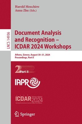 bokomslag Document Analysis and Recognition - ICDAR 2024 Workshops
