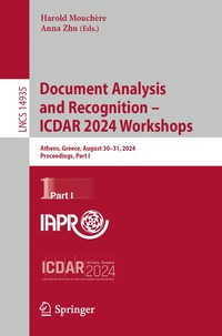 bokomslag Document Analysis and Recognition - ICDAR 2024 Workshops