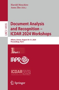 bokomslag Document Analysis and Recognition  ICDAR 2024 Workshops