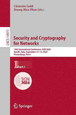 bokomslag Security and Cryptography for Networks