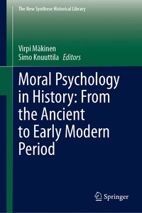 bokomslag Moral Psychology in History: From the Ancient to Early Modern Period