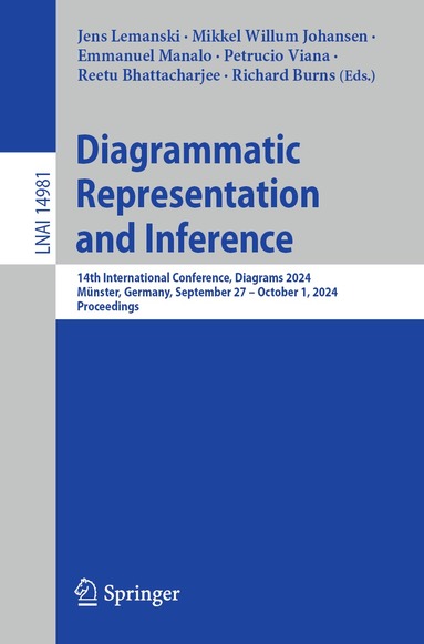 Jens Lemanski, Mikkel Willum Johansen, Emmanuel Manalo, Petrucio Viana, Reetu Bhattacharjee, Richard Burns - Diagrammatic Representation and Inference, Häftad