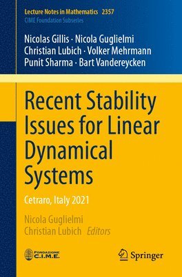 bokomslag Recent Stability Issues for Linear Dynamical Systems