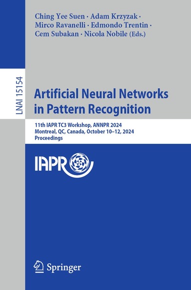 Ching Yee Suen, Adam Krzyzak, Mirco Ravanelli, Edmondo Trentin, Cem Subakan, Nicola Nobile - Artificial Neural Networks in Pattern Recognition, Häftad