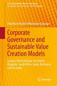 bokomslag Corporate Governance and Sustainable Value Creation Models