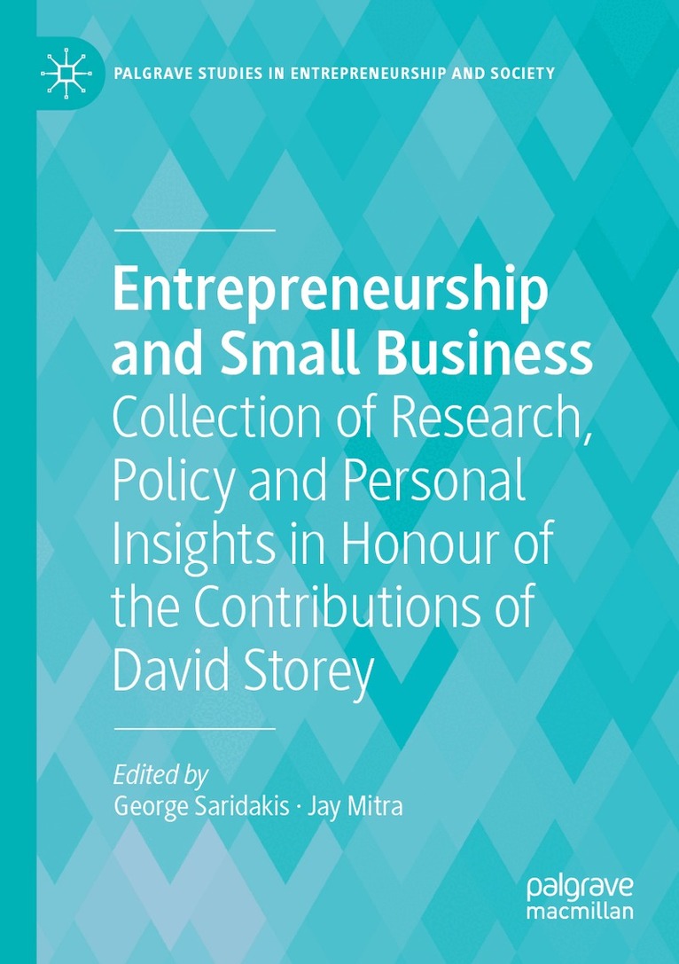 George Saridakis, Jay Mitra - Entrepreneurship and Small Business, Häftad