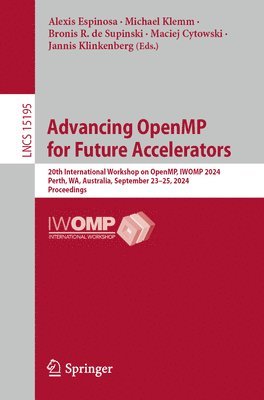 bokomslag Advancing OpenMP for Future Accelerators