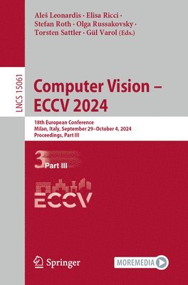 bokomslag Computer Vision  ECCV 2024