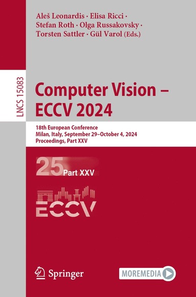 bokomslag Computer Vision - ECCV 2024