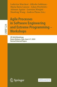 bokomslag Agile Processes in Software Engineering and Extreme Programming  Workshops