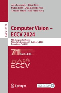 bokomslag Computer Vision  ECCV 2024