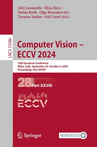 bokomslag Computer Vision - ECCV 2024