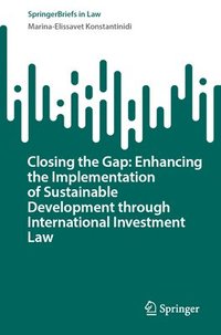 bokomslag Closing the Gap: Enhancing the Implementation of Sustainable Development through International Investment Law