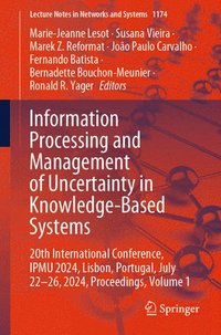 bokomslag Information Processing and Management of Uncertainty in Knowledge-Based Systems