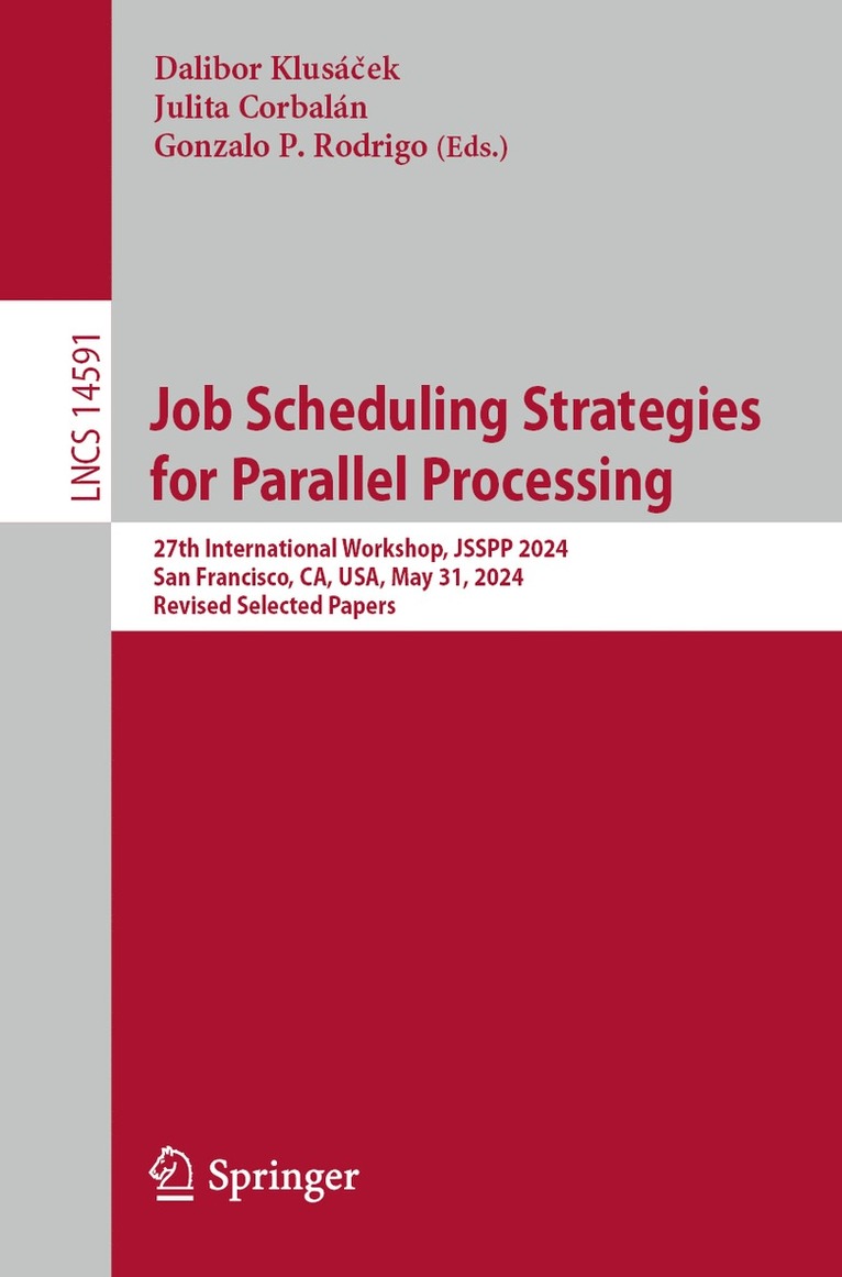 Job Scheduling Strategies for Parallel Processing 1