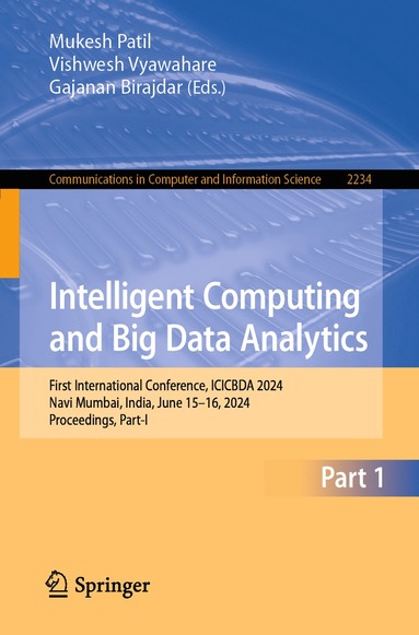 bokomslag Intelligent Computing and Big Data Analytics