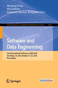 bokomslag Software and Data Engineering