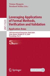 bokomslag Leveraging Applications of Formal Methods, Verification and Validation. Application Areas