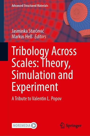 Jasminka Starčević, Markus Heß - Tribology Across Scales: Theory, Simulation and Experiment, Inbunden