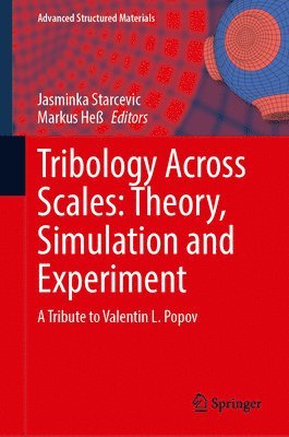 Jasminka Starčević, Markus Heß, Jasminka Starcevic, Jasminka Star&#269;evic, Jasminka Star¿evi¿ - Tribology Across Scales: Theory, Simulation and Experiment, Inbunden