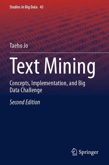 Taeho Jo - Text Mining, Häftad
