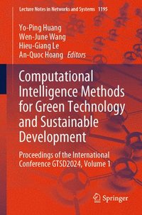 bokomslag Computational Intelligence Methods for Green Technology and Sustainable Development