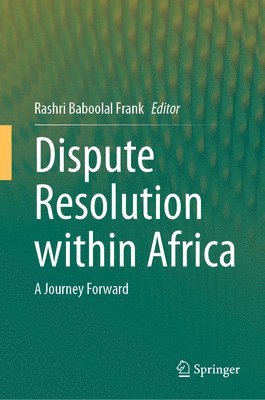 bokomslag Dispute Resolution within Africa