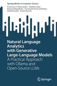 bokomslag Natural Language Analytics with Generative Large-Language Models