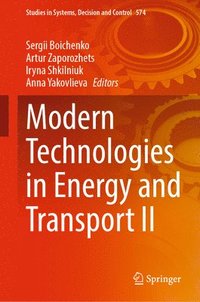 bokomslag Modern Technologies in Energy and Transport II