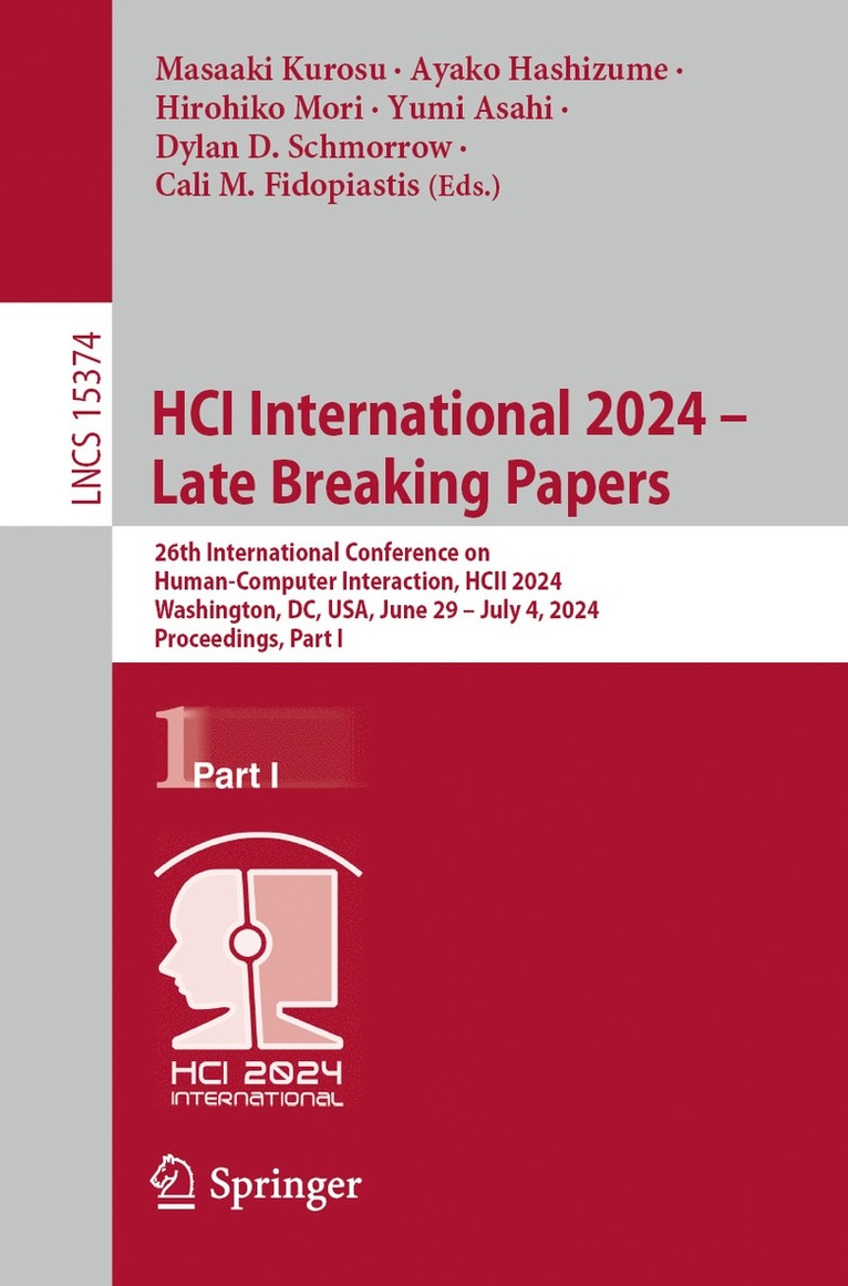 HCI International 2024  Late Breaking Papers 1