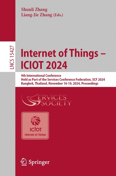 Shunli Zhang, Liang-Jie Zhang - Internet of Things – ICIOT 2024, Häftad