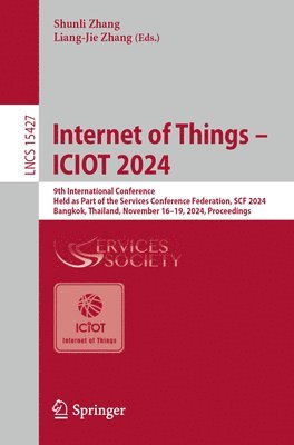 bokomslag Internet of Things - ICIOT 2024