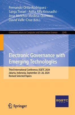 Electronic Governance with Emerging Technologies 1