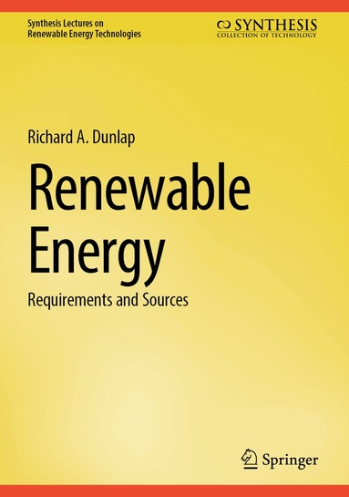 Richard A. Dunlap - Renewable Energy, Inbunden