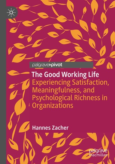 Hannes Zacher - Good Working Life, Häftad