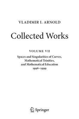 bokomslag Vladimir I. Arnold - Collected Works