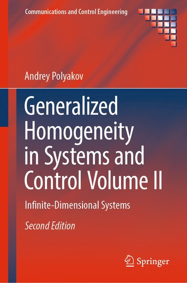 bokomslag Generalized Homogeneity in Systems and Control Volume II