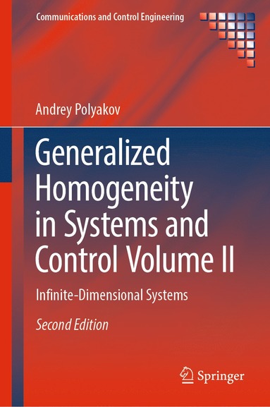 bokomslag Generalized Homogeneity in Systems and Control Volume II