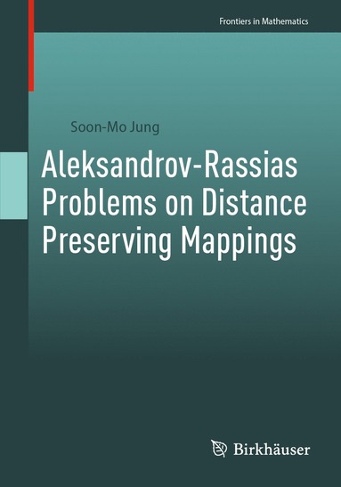 bokomslag Aleksandrov-Rassias Problems on Distance Preserving Mappings