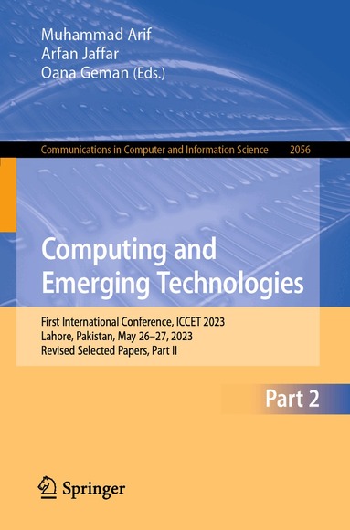 Muhammad Arif, Arfan Jaffar, Oana Geman - Computing and Emerging Technologies, Häftad